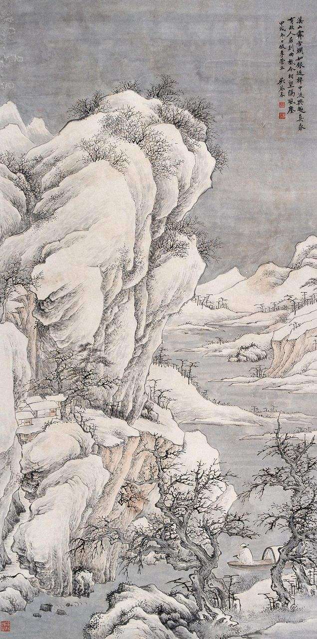 以无锡为例,1947年有写生作品《蠡园风景》,1949年有与无锡画家诸健秋