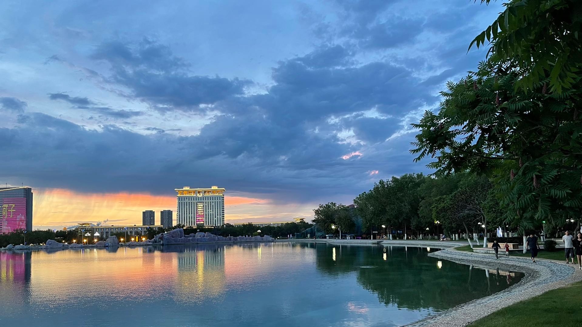 石河子的夜景