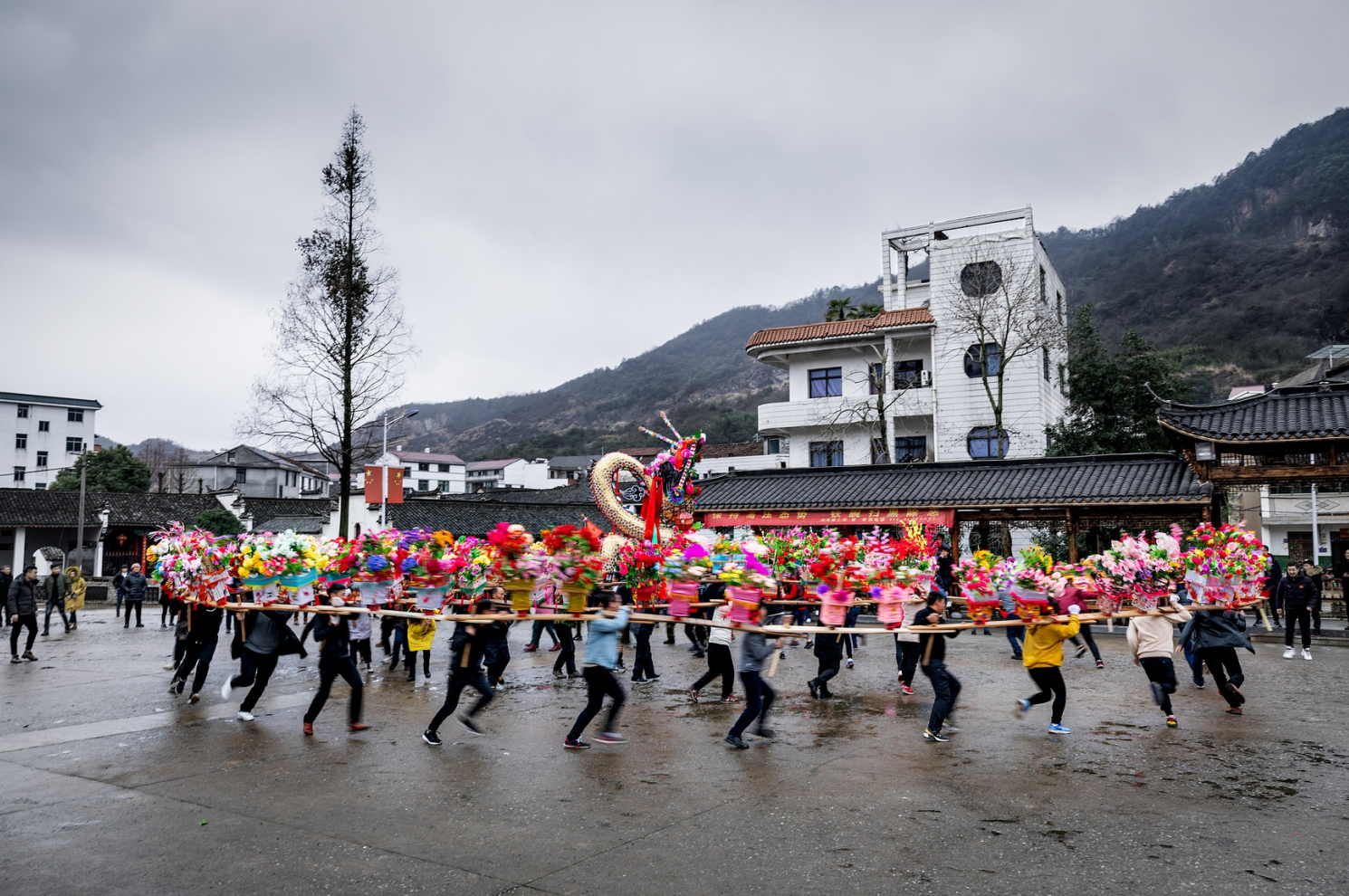 民俗文化浦江板凳龙