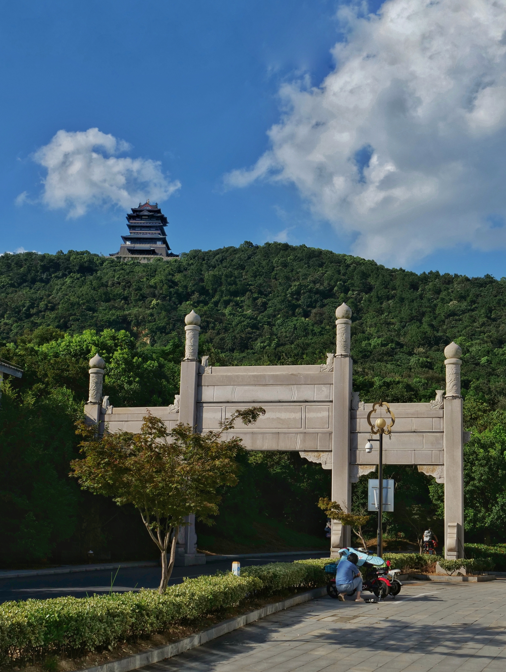 浙江湖州行仁皇山景区