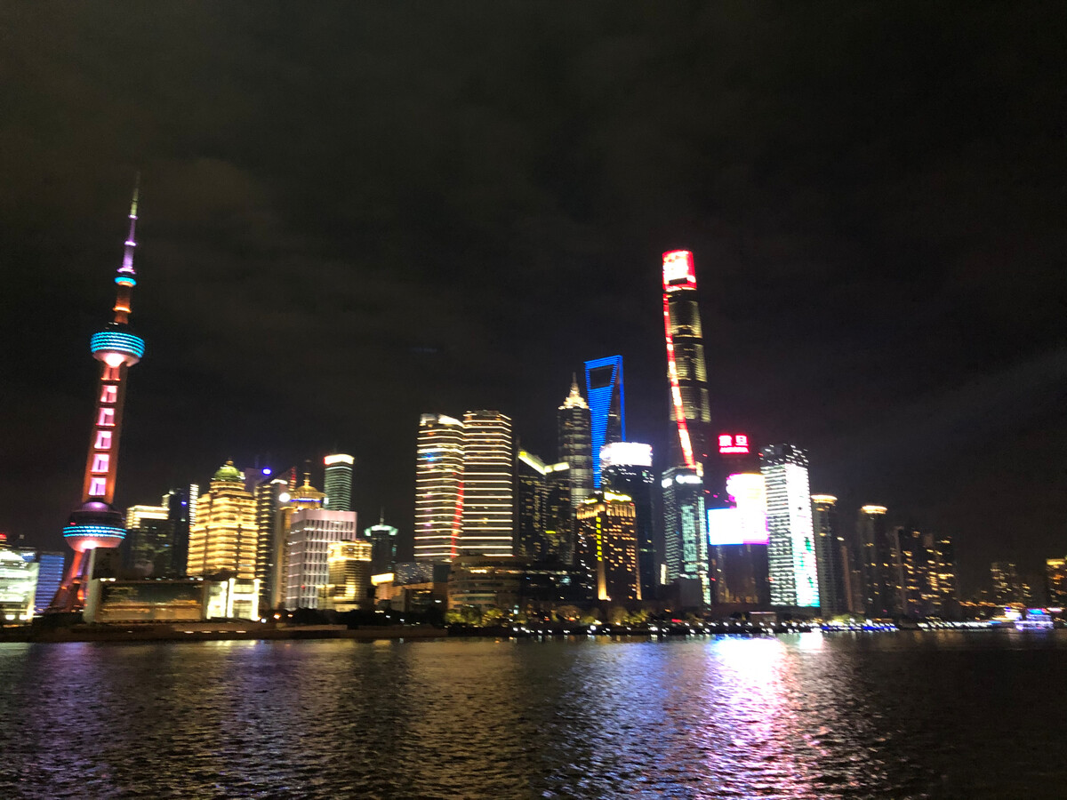 上海外滩迷人的夜景