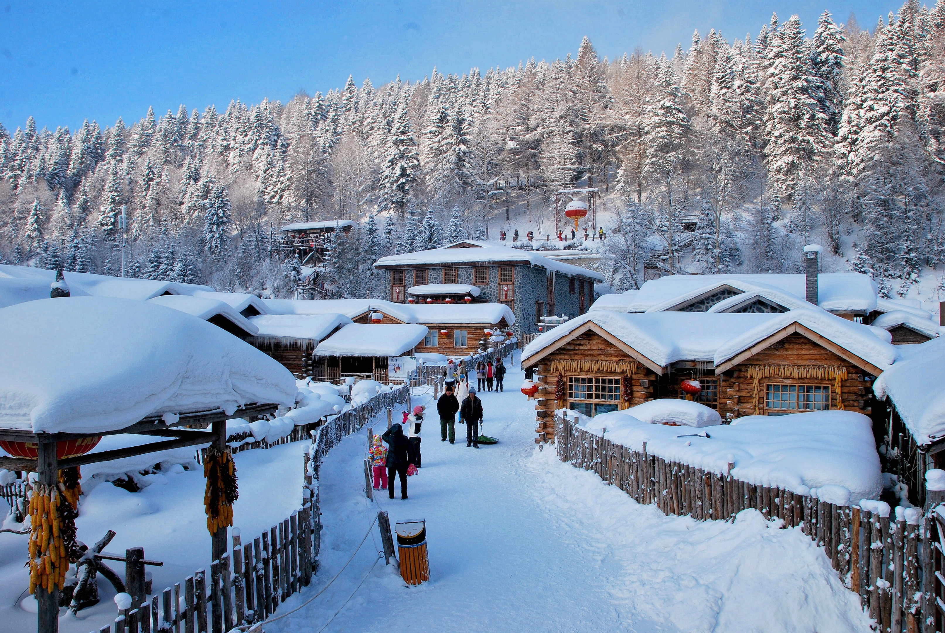 黑龙江雪乡国家森林公园始建于1999年,是国家aaaa级旅游风景区.