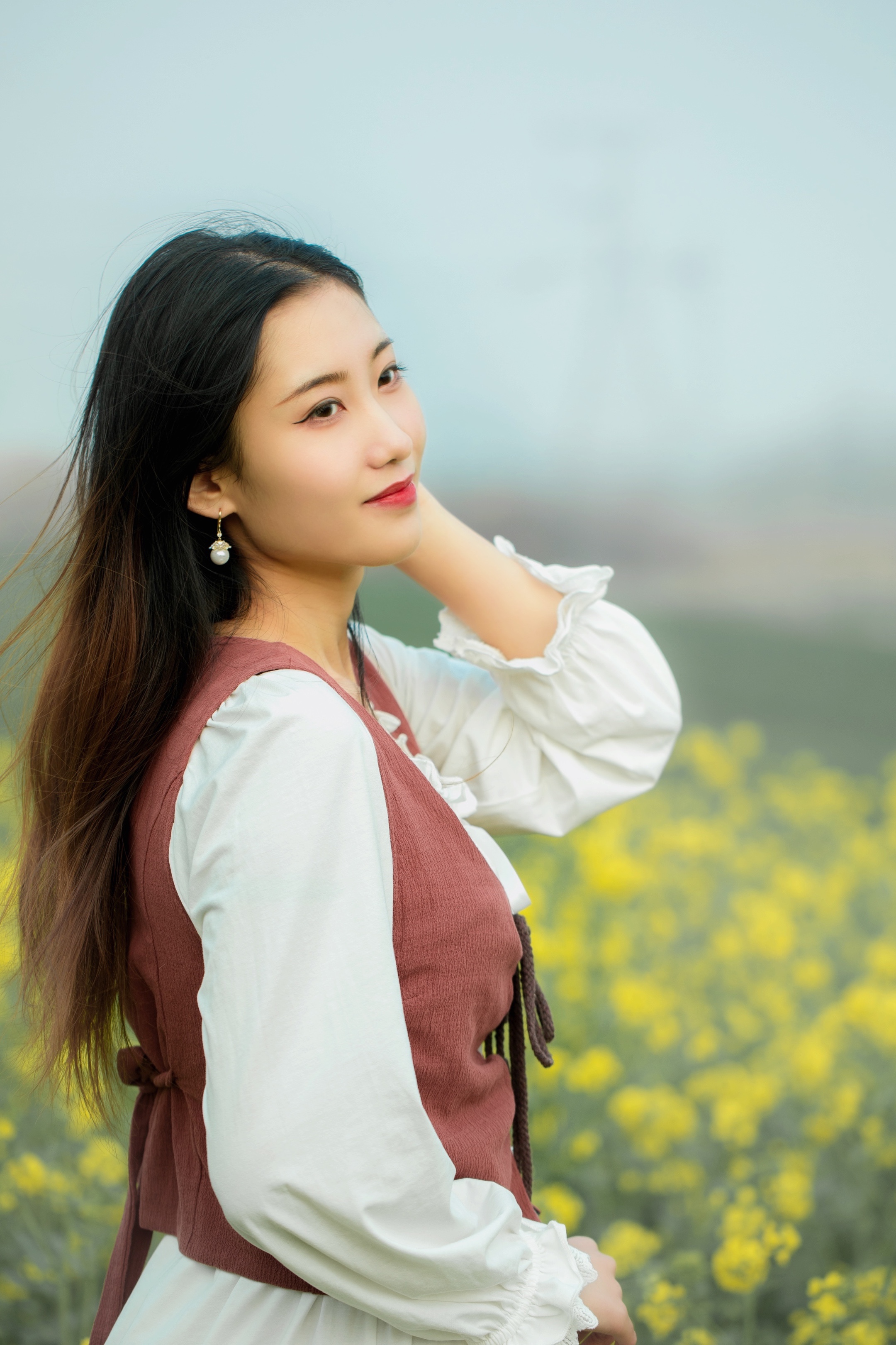美女模特  霄霄