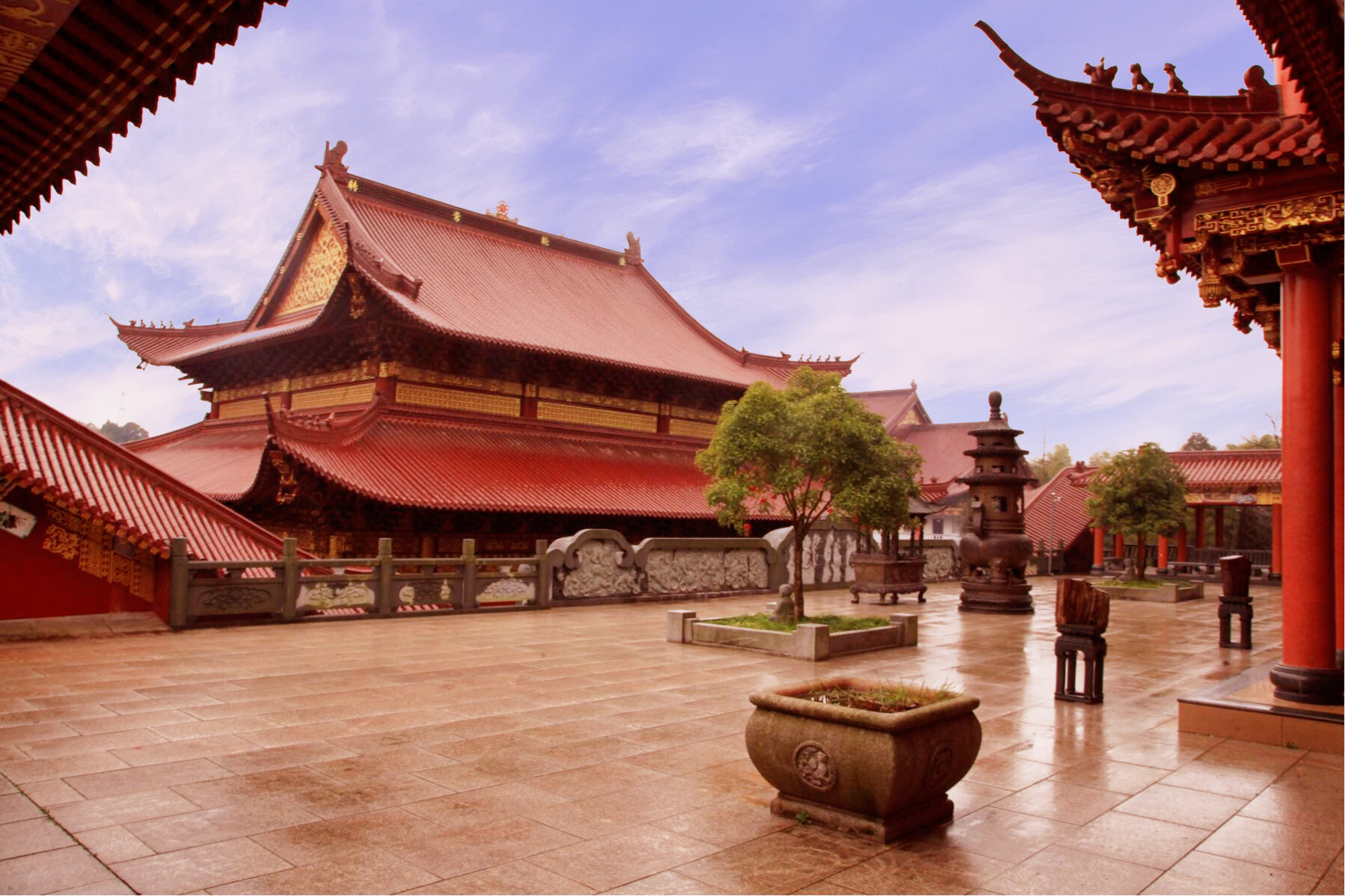 福建千年古刹的青莲寺