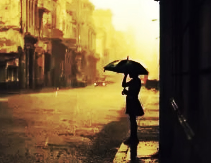 首发朗诵《等你在雨中》——银河飘月