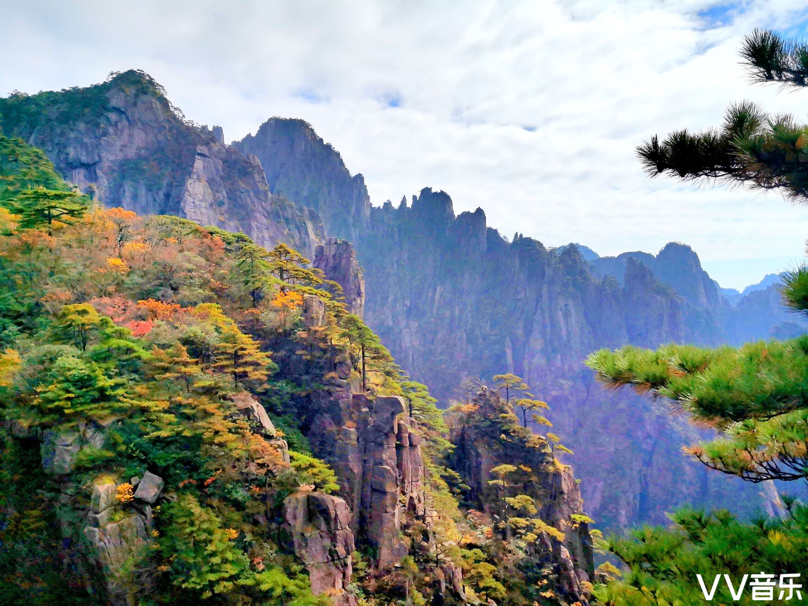 黄山排云亭奇景