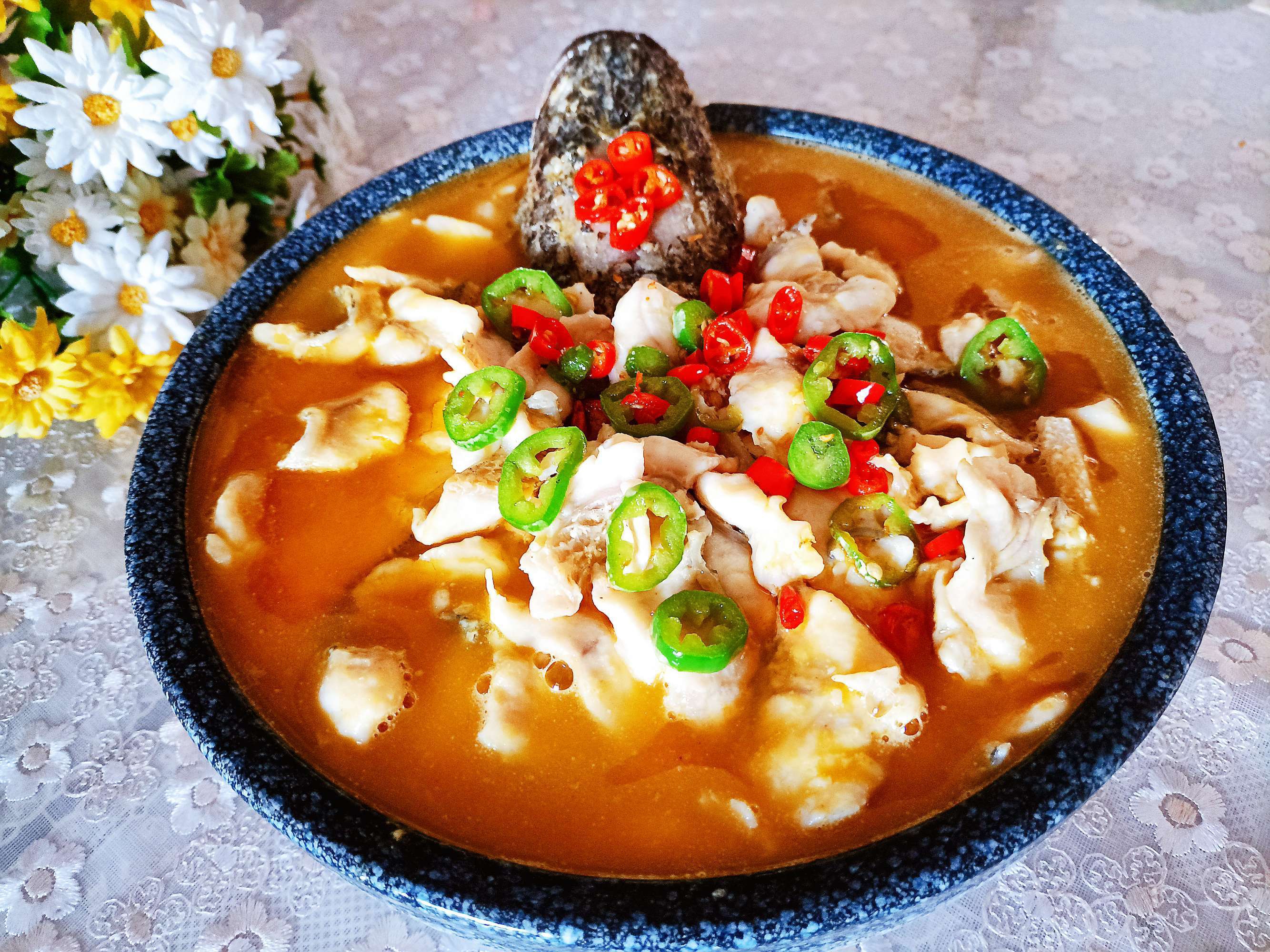 人鱼情未了,一盆金汤鱼片,好吃的不是一点点