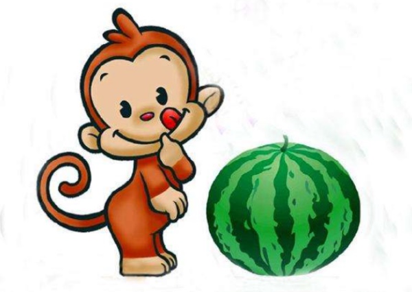 猴吃西瓜寓言故事诵读声悦