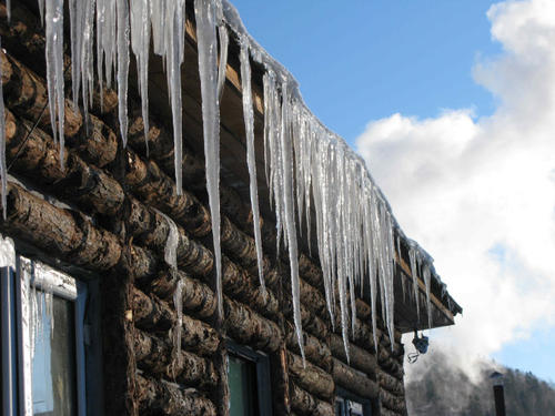 房檐的冰挂