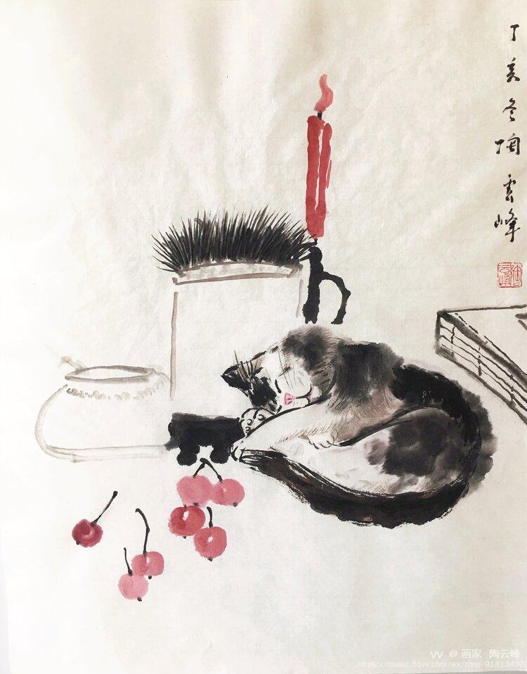 陶云峰作品岁岁平安