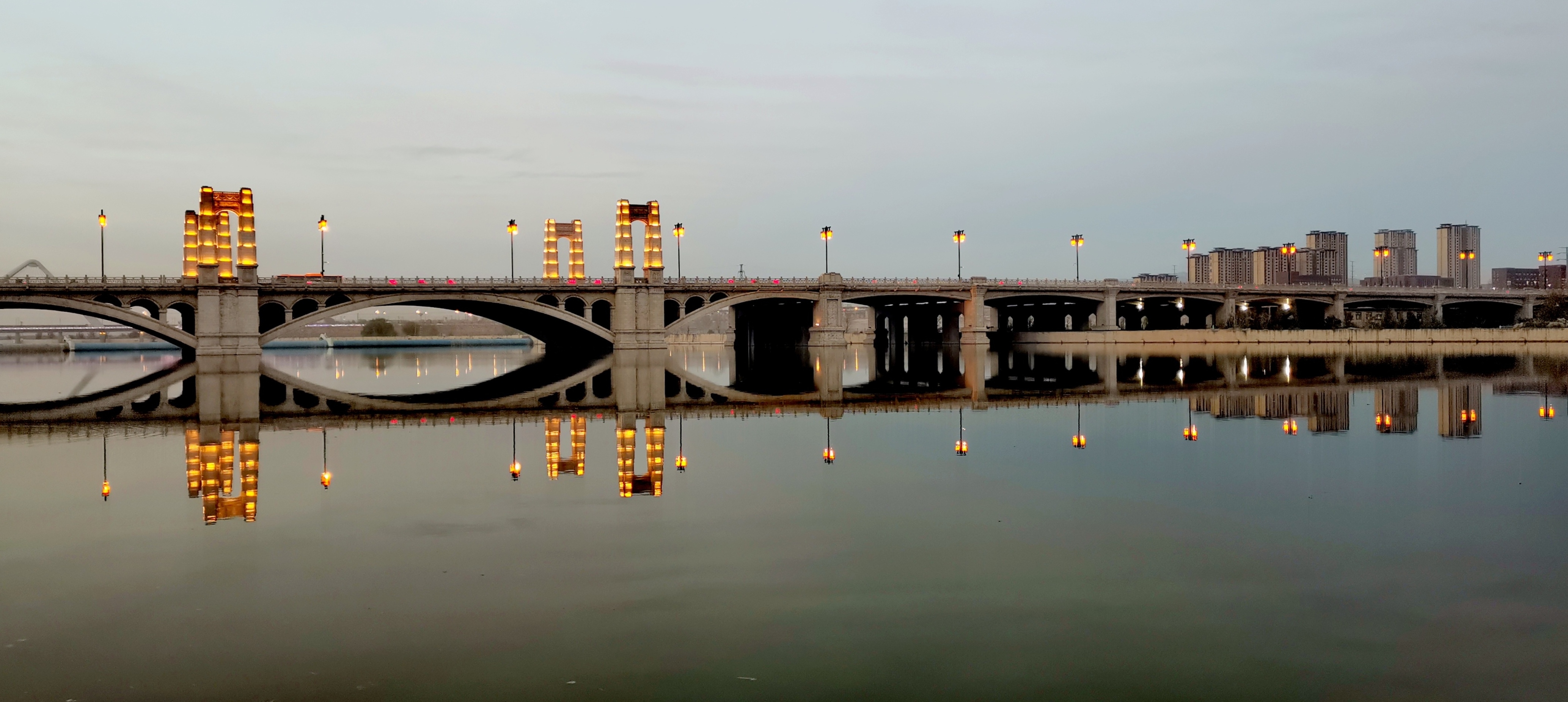 大同平城桥图片