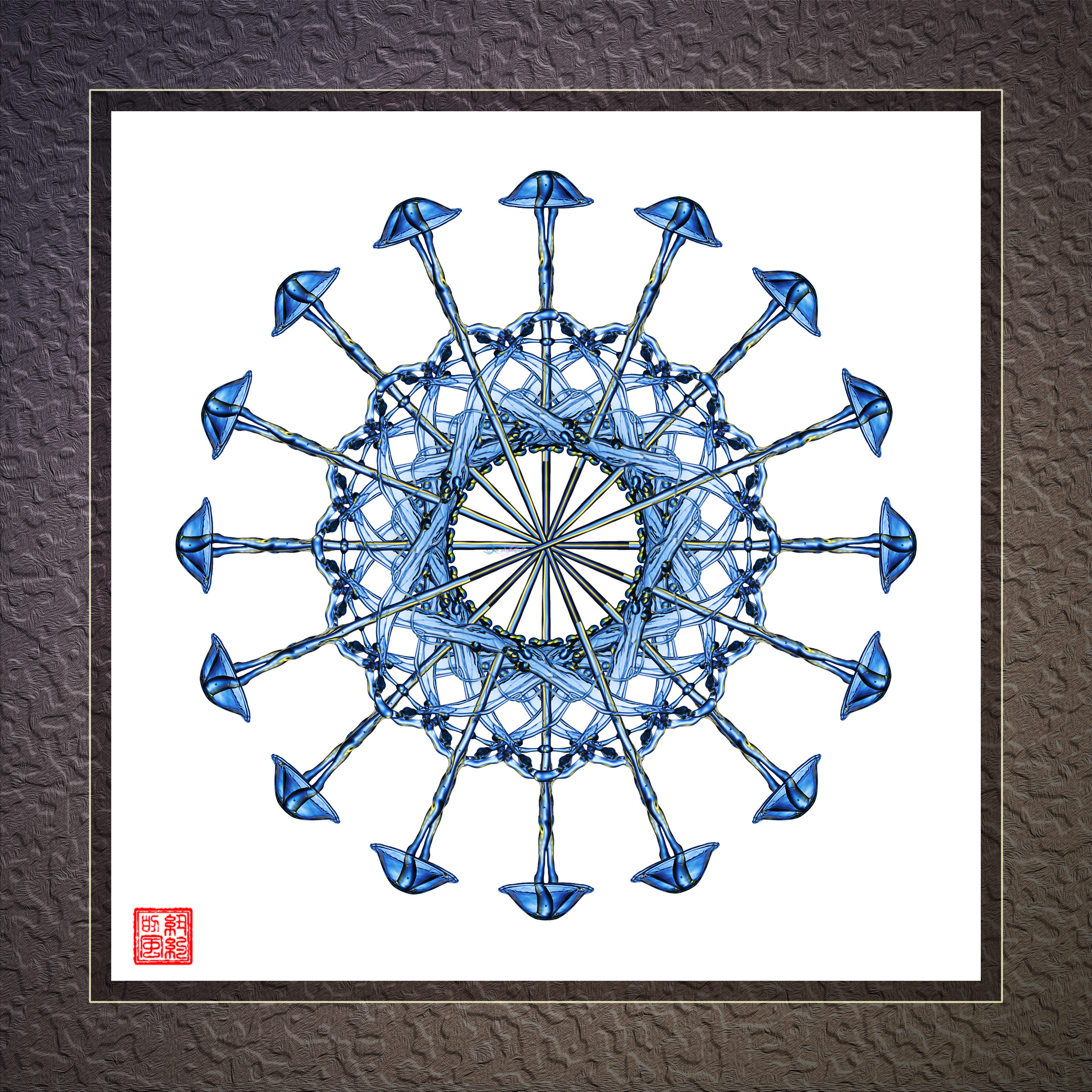 惊艳的水滴图案