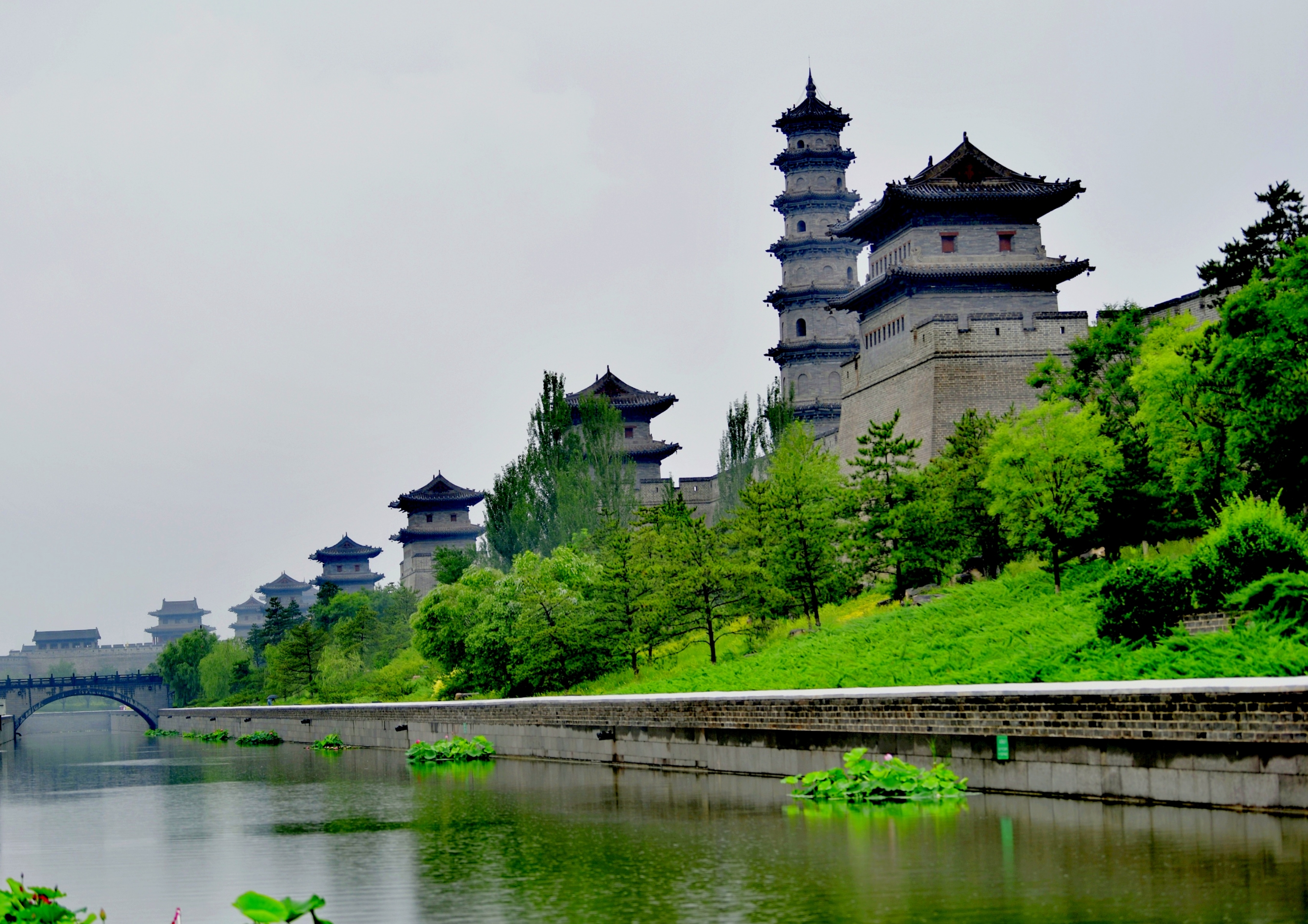 云中古城护城河.【首发】