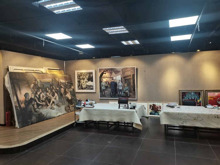 西安美术馆展览作品掠影