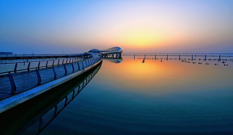 东太湖苏州湾风光