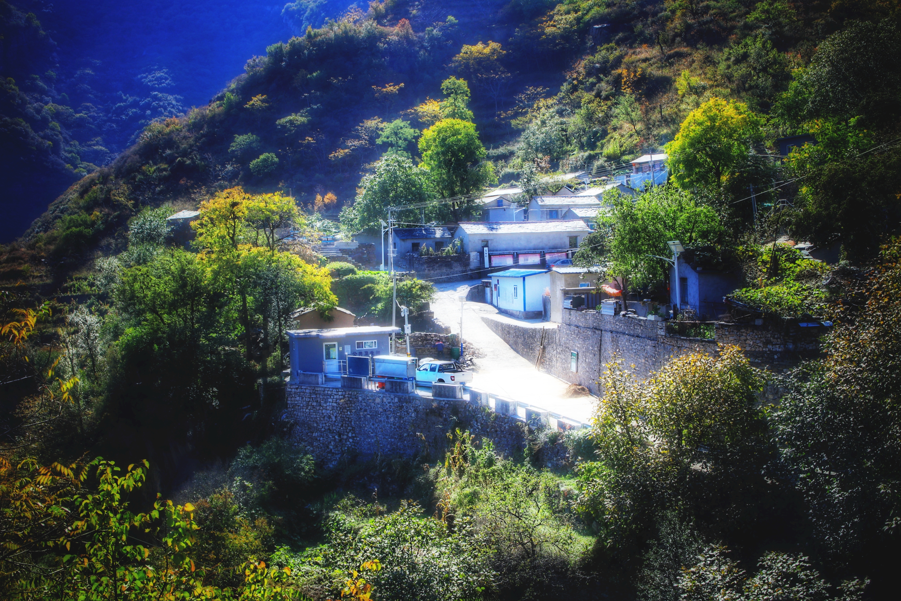 美丽的谷峪神话,古朴的世外桃源