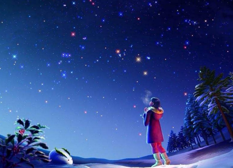 最靓是星星, 它那么遥远, 它那么醒目, 让人想象无穷… 当凝望星空