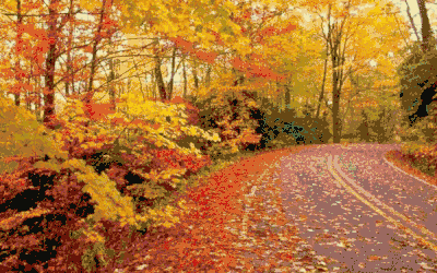 秋天的景色 动态图片