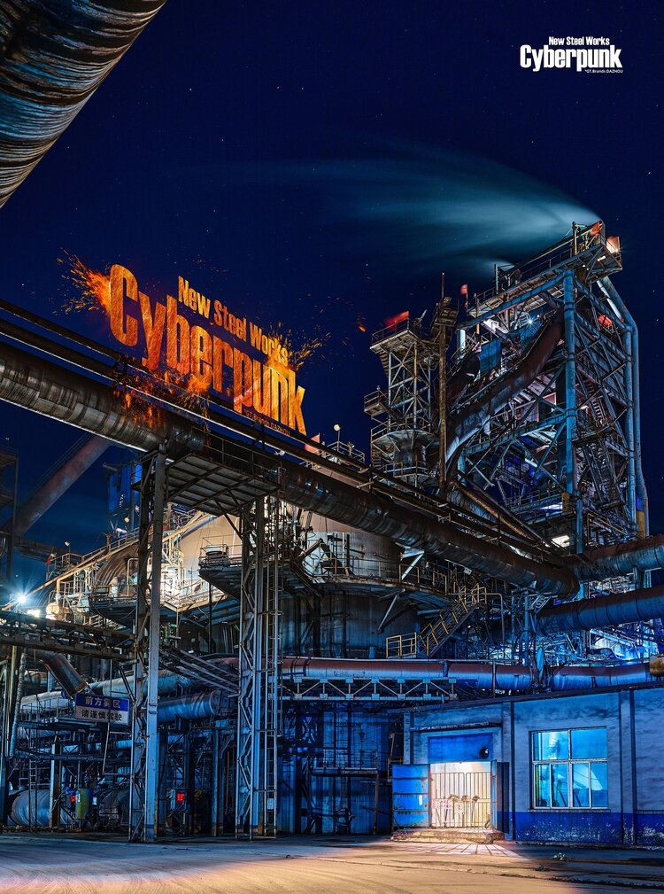 新钢铁赛博朋克‖大洲工业摄影作品