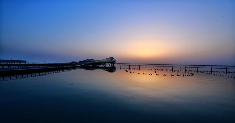 东太湖苏州湾风光