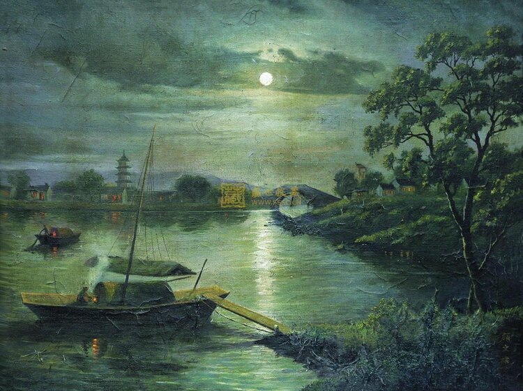 江南水乡秋夜幽美的景色,吸引着这位怀着旅愁的游子,使他领略到一种情