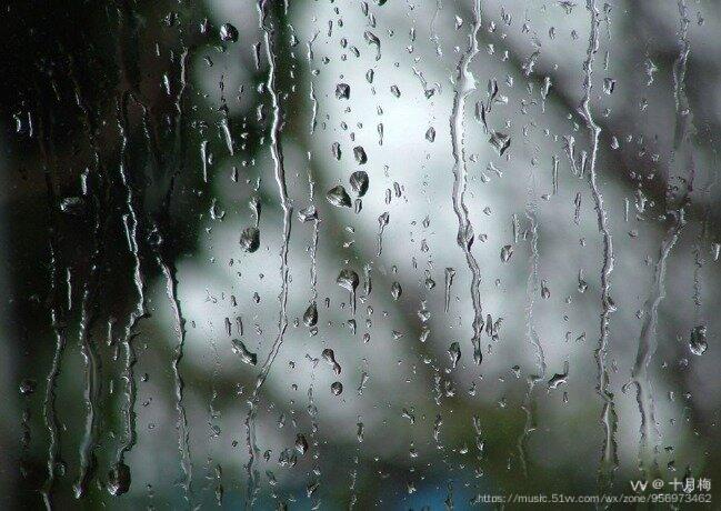 倚窗听雨的夜晚