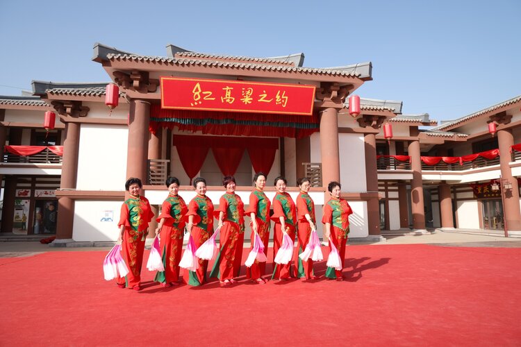 舞蹈 :《红梅赞》 表演者:袁慧玲 景丽君等风雨送春归,飞雪迎春到.