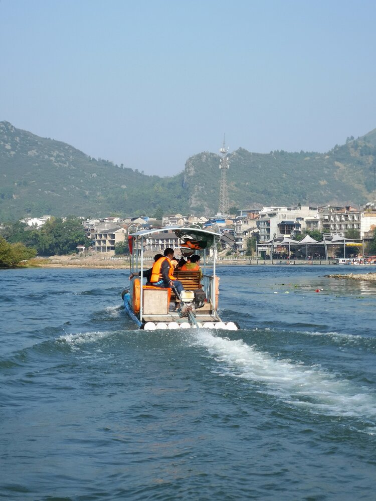 桂林漓江大圩竹筏游