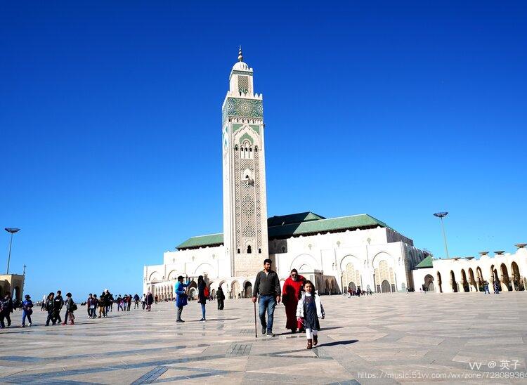 摩洛哥海上清真寺图片