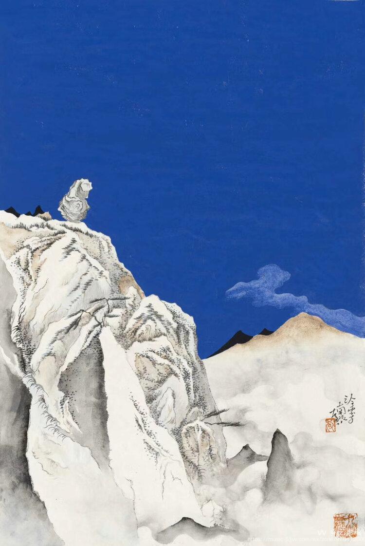 著名画家李南辰山水画作品定制