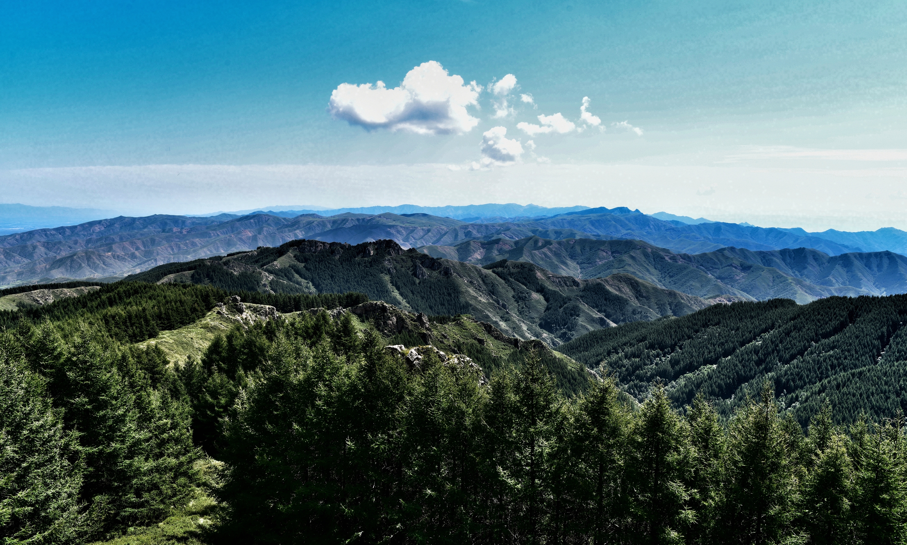 乌兰察布苏木山风光