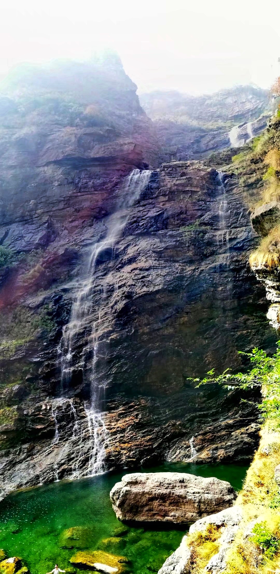 (首发)分享美好 留住感动 匡庐奇秀甲天下 庐山 最大的瀑布 三叠泉